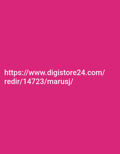 The image displays text on a pink background. The text reads "https://www.digistore24.com/redir/14723/marusj/". There are no people, objects, actions, interactions, or environmental details present in the image, and therefore no information about a location in Grünstadt, Germany can be inferred.