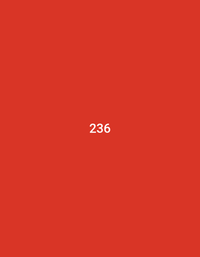 The image is a solid red background with the number "236" written in white in the center. The coordinates provided, -6.901 latitude and 112.464 longitude, place the image in Kecamatan Panceng, Indonesia. There are no people, subjects, objects, or actions in the scene other than the number.