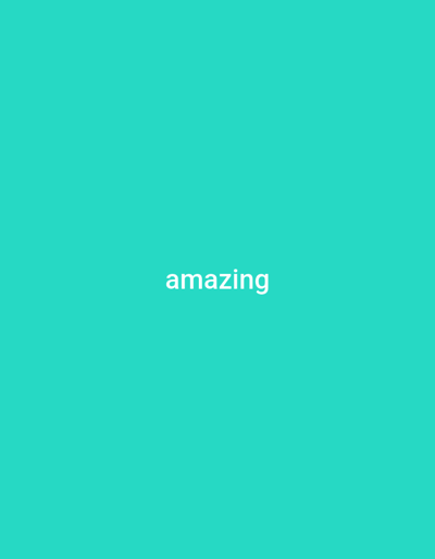 The image is a solid, flat, teal-colored background with the word "amazing" centered in white, sans-serif font. There are no people, objects, actions, or interactions visible in the image. It is a purely typographic image against a monochromatic background. The image does not contain any elements that would allow for a description of a location in Bireuenmeunasahblang, Indonesia.