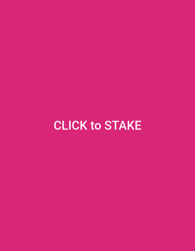 The image is a magenta-colored background with the white text "CLICK to STAKE" centered in the image. There are no people, subjects, objects, actions, interactions, or environmental elements besides the color and text. There is no location in Galabovo, Bulgaria, identifiable in the image.