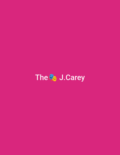 The image is a pink background with the text "The" followed by two emoji of theater masks, one smiling and one frowning, followed by "J.Carey" in white text. The coordinates provided, 46.786, -92.101, are located in the city of Duluth, Minnesota, United States.