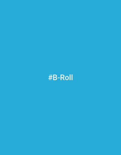 The image is a plain blue background with white text in the center that reads "#B-Roll". There is no information in the image to suggest it is located in Umai, Russia, or any other specific location. The scene is devoid of any people, subjects, objects, actions, interactions, or environmental details.