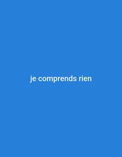 The image shows a solid blue background with the text "je comprends rien" in white.  The coordinates provided are for the town of Étréchy, France.  There are no people or objects in the image.  It is not possible to provide any details about the scene based on the information provided.