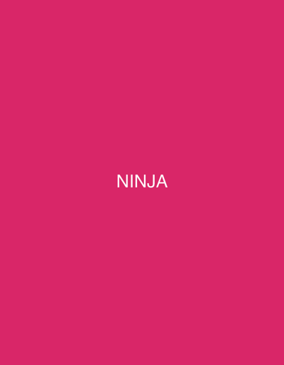 The image is a plain, vibrant pink background with the word "NINJA" centered in white text. There is no discernible location in Małkowo, Poland, or any other city. The image contains no people, subjects, objects, actions, or interactions.