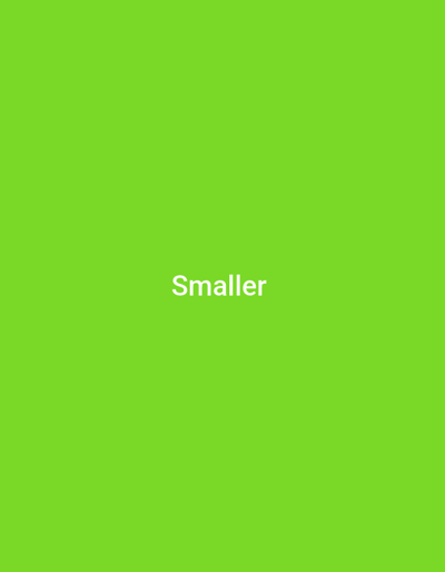 The image is a solid, bright green background with the word "Smaller" written in white text in the center. There is no identifiable location in the city of Wuro Ngangandi, Nigeria, depicted in this image.
