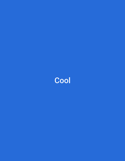 The image is a plain blue background with the word "Cool" written in white text in the center. There are no people, objects, actions, interactions, or environmental details present. The location in Fajo 2 Division Range, Nigeria, is not discernible from the image itself.