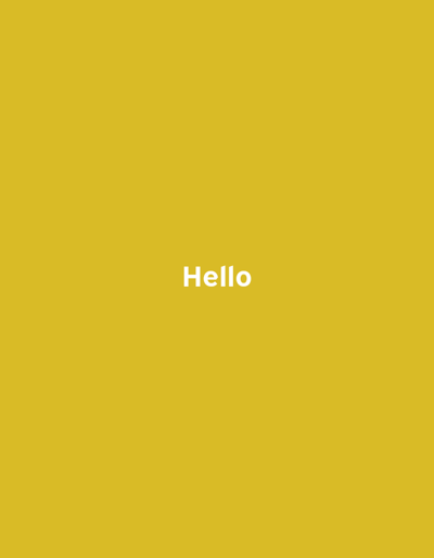 The image is a solid yellow background with the word "Hello" in white text centered in the bottom half of the image. The coordinates provided are for the city of Antananarivo, Madagascar, but there are no features visible in the image that relate to this location. There is no indication of people, subjects, objects, actions, interactions, or the environment in this image.