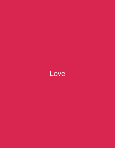 The image is a solid pink background with the word "Love" written in white text in the center. There are no people, objects, or any environmental details present in the image, and therefore it cannot be related to the city of Карачино, Russia.
