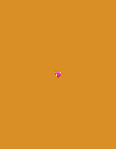 A bright pink heart emoji with yellow sparkles is centered on an orange background. The image is a flat design with no discernible location in Saalfeld/Saale, Germany.