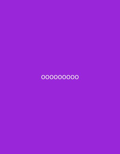 The image is a static, full-frame, digital photograph of a plain, solid, vibrant purple background. Centered horizontally and positioned near the bottom of the frame are the white, capital letters "OOOOOOOOOO". There is no discernible information about the location of Pavlovskoe, Russia, nor any objects, people, actions, or interactions within the image.