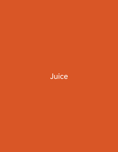 The image is a simple, solid orange background with the word "Juice" written in white text in the center. There is no discernible location in Senti, Nigeria, nor are there any people, objects, or actions depicted.