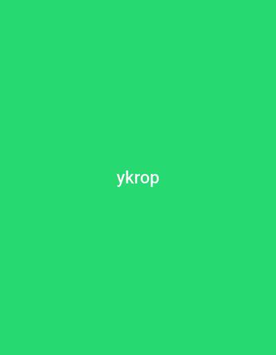 The image displays a solid, vibrant green background. In the center of the frame, the word "ykrop" is rendered in white, sans-serif text. There are no other discernible objects, people, or environmental features present. The image does not contain any information that would allow for its localization within Bayanday, Russia or any other geographical location.