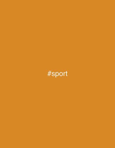 This image, originating from Capesterre-Belle-Eau, France, depicts a digitally rendered field of uniform solid orange color, approximately resembling a pumpkin orange or cadmium orange hue. Centrally positioned within this monochrome field is the white sans-serif alphanumeric string "#sport". The text is clearly legible against the darker background. No individuals, additional subjects, physical objects, or environmental features are present. No actions or interactions are depicted within the scene. The lighting is uniform, consistent with a flat digital graphic, without discernible light sources or shadows.