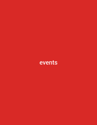 The image is a solid red background with the word "events" in white text centered in the lower half of the frame. There are no people, objects, actions, or interactions visible in the image. The location in the city of Wuro Sani, Nigeria is not depicted.
