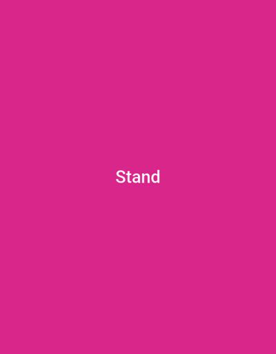 The image is a solid magenta background with the word "Stand" written in white text in the center. There is no indication of the city of Wuro Ngangandi, Nigeria in this image.