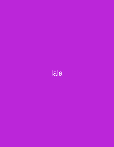 The image displays the word "lala" in white text against a solid purple background. There are no discernible objects, people, or environmental features within the image that would allow for identification of a specific location in Santa Cruz, Philippines.