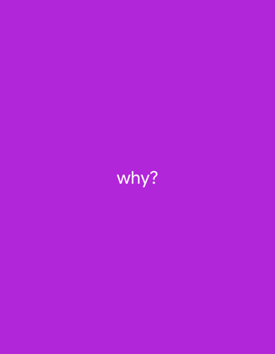 The image is a solid purple background with the word "why?" written in white text in the center. There are no other objects or people visible in the image, and no context to suggest a location in Leñgir, Kazakhstan or any other city.