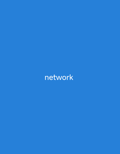 The image is a solid blue background with the word "network" written in white text in the center. There are no people, objects, or environmental details to describe from the city of Mallam Boyi, Nigeria.