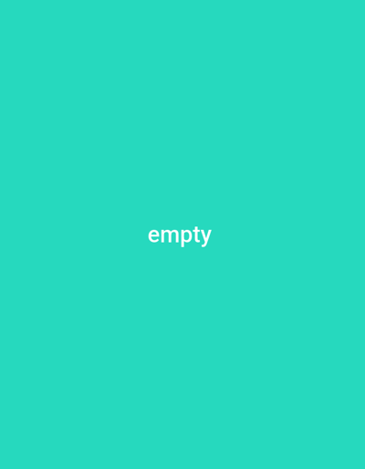 The image is a solid, vibrant teal background with the word "empty" centered in white text. There are no people, objects, or environmental details present. The location of Wuro Sani, Nigeria is not depicted or relevant to the visual content of the image.
