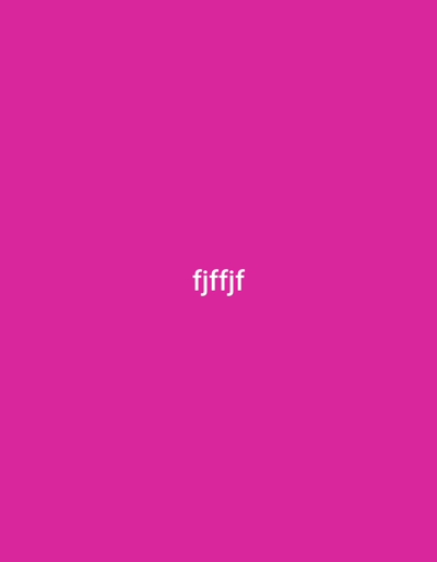 The image displays a flat, two-dimensional abstract scene. The entire background is uniformly colored in a solid magenta hue. Centered horizontally and vertically within this magenta field is a single string of white, sans-serif, lowercase characters that read "fjffjf." There are no discernible people, subjects, objects, actions, or interactions present within the visual frame beyond the text and the colored background. The visual data does not contain any elements that would indicate a physical location, rendering specification of a location in the city of 0801712591, Nigeria, impossible based on the provided image content.