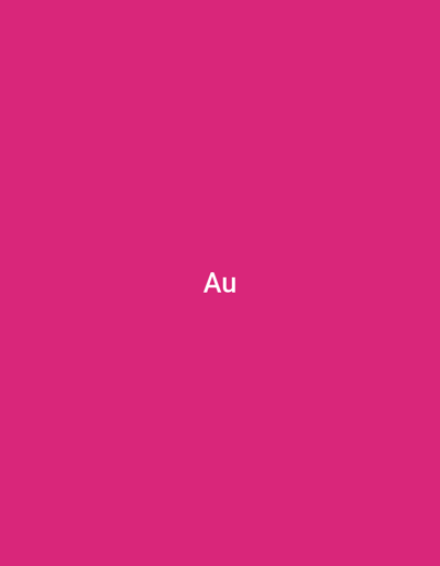 The media file displays a simple, vibrant fuchsia-pink background. Centered on this solid color, the text "Au" is prominently featured in white, sans-serif lettering. There are no other subjects, objects, or activities depicted in the image. No specific time of day, weather conditions, or emotional states are conveyed. The image does not contain any visual cues or landmarks that would indicate the location as Givat Ada, Israel.