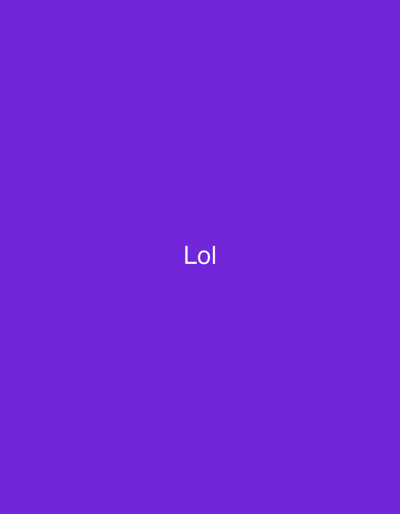 The image is a solid purple background with the white text "Lol" centered horizontally and vertically. There is no discernible location in Safari, Nigeria, nor any people, subjects, or actions depicted.