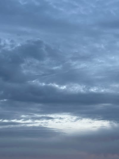 This is a photograph of a cloudy sky. There are no people, subjects, objects, or actions visible in the image. The scene is an outdoor environment, specifically the sky, with no identifiable city features or location context. The image does not depict anything occurring in Appany, Russia.