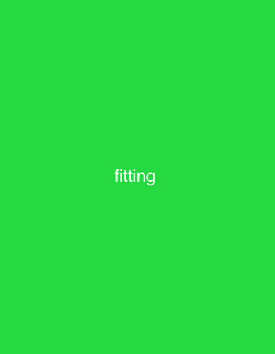 The image is a solid green background with the word "fitting" written in white text in the center. The location in Tsalyk, Russia is not applicable as this is a digital image with no discernible geographical context.