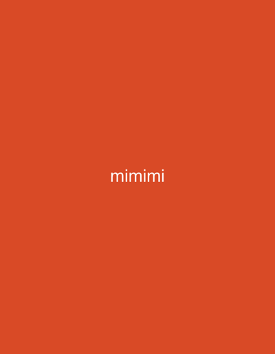 The image is a solid orange background with the word "mimimi" written in white text in the center. There are no discernible features relating to the city of Hradec-Nová Ves, Czechia, or any other specific location. The image does not contain any people, subjects, objects, actions, or interactions.