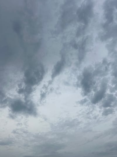 This media file shows a cloudy sky. The clouds are varied in density, with some appearing dark and heavy, suggesting overcast conditions or an impending storm, while others are lighter and more wispy. The overall color palette is dominated by shades of gray and white. There are no visible people, objects, or recognizable landmarks, making the scene entirely focused on the sky.
The weather appears to be cloudy, with the potential for rain given the darker cloud formations. The time of day is not explicitly indicated, but the diffused light suggests it is likely daytime. There are no specific location cues to pinpoint the exact spot within Haaslava, Estonia. The image evokes a sense of atmospheric drama or a somber mood due to the heavy cloud cover. No text is visible in the image.
