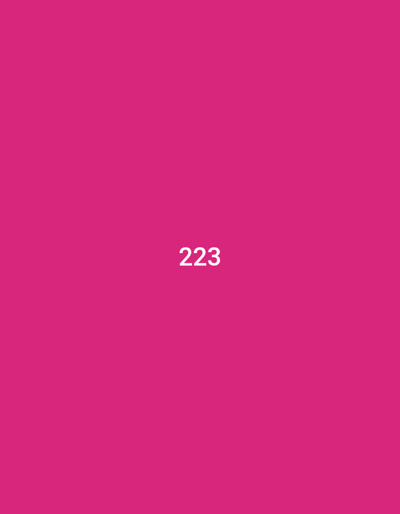 The image is a solid, hot pink background with the number 223 in white text centered in the image. The coordinates provided indicate a location in Kecamatan Panceng, Indonesia. There are no people or objects present in the image.