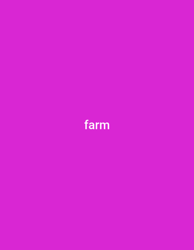 The image is a solid magenta background with the word "farm" written in white text in the center. There is no information about the city of Jauro Sent, Nigeria, in the image.