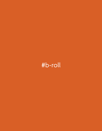 An image with a solid orange background has the text "#b-roll" in white in the center. The image does not contain information about the location in Guatemala City, Guatemala.