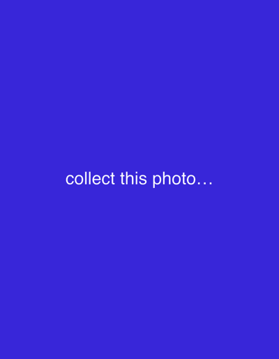 The image is a solid, deep blue background with white text in the center that reads "collect this photo...". There is no discernible location in the city of Bašť, Czechia, or any people, subjects, or objects within the image.