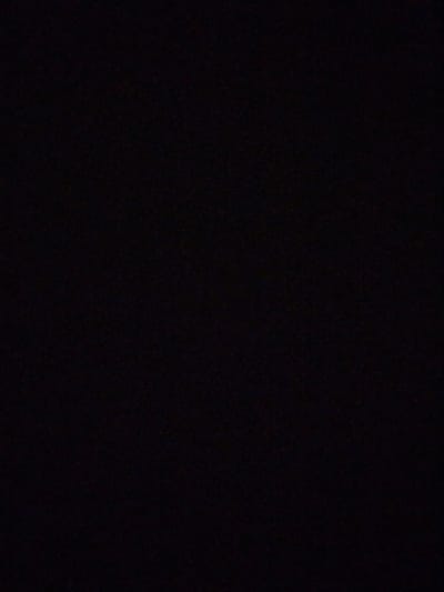 The image is a solid, uniform black. There are no discernible shapes, textures, or gradations of color. It appears to be a completely dark and featureless void. It's impossible to identify any specific elements or objects within the frame.