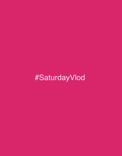 The image displays a solid fuchsia-colored background. Centered horizontally and vertically on this background is white text that reads "#SaturdayVlod". No discernible physical location, environment, people, subjects, objects, actions, or interactions are visible within the image beyond the specified text and background color. The image provides no visual information to indicate a location in Jasenovo Polje, Montenegro.