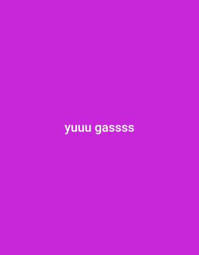 The image presents a solid magenta color field, described as a scene from the city of Kuningan, Indonesia. Centered on this magenta background is white text, rendered in a sans-serif font, which reads 'yuuu gassss'. No individuals, discernible objects other than the text, actions, interactions, or environmental details are depicted.