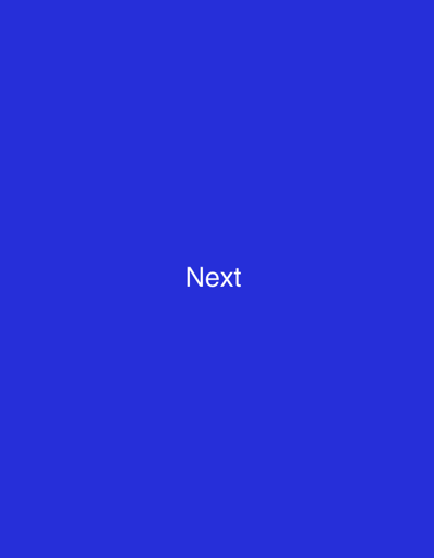 A plain blue background with the word "Next" in white text, centered horizontally and located towards the bottom half of the image. There is no discernible location in Ostróda, Poland or any other environmental context provided by the image.