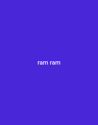 The image is a solid purple background with the words "ram ram" in white text in the center. The coordinates provided (latitude: 30.629, longitude: 76.835) correspond to a location in Zirakpur, India.  There are no people, subjects, objects, actions, interactions, or environment present in the image besides the text.