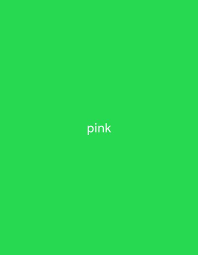 The image is a simple, solid green background with the word "pink" written in white text in the center. There is no discernible location in the city of Jauro Sent, Nigeria, nor are there any people, subjects, objects, actions, interactions, or environmental details to describe.