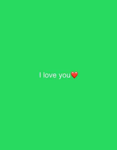 This is a digital image with a bright green background. Centered on the image is the text "I love you" written in white. To the right of the text is a red heart emoji. There are no people, objects, or scene details visible beyond the text and emoji. The image appears to be a simple graphic or message, possibly intended for digital sharing. There are no cues about the time of day, weather, or specific location within Mary City, Turkmenistan, other than the provided context. The dominant emotion conveyed is affection.