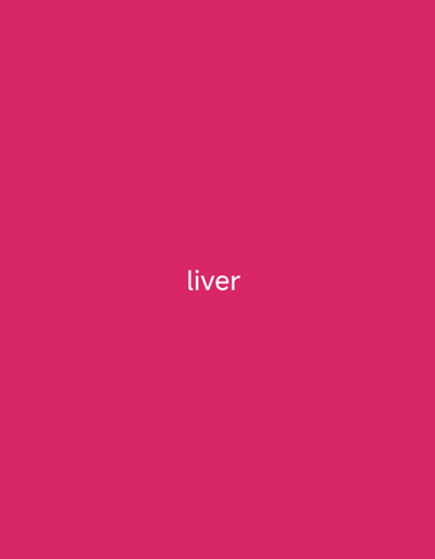 The image is a solid pink background with the word "liver" written in white text in the center. There is no indication of Senti, Nigeria, or any other location.