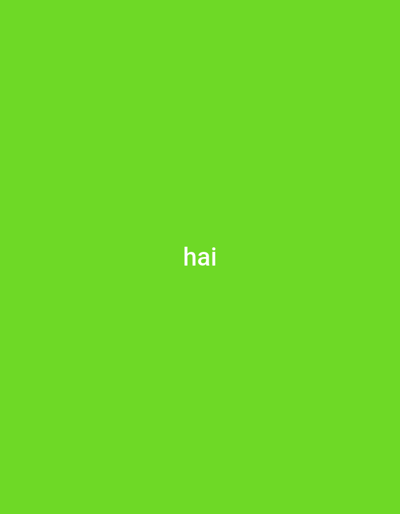 The media file is a static image with a solid, vibrant green background. Centered within the image is the word "hai" written in white, sans-serif text. The text is clearly legible against the bright green backdrop. There are no other discernible subjects, objects, activities, or events depicted in the image. The overall presentation is minimalist, focusing solely on the text and its background. The context provided indicates the location as Langepas, Russia, but this information does not translate to any visual cues within the image itself.