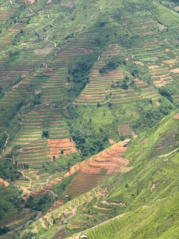 Early morning tourists capture memories at Ta Xua terraces