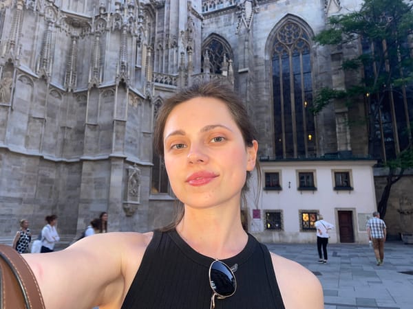 Tourist photography session at Vienna's St. Stephen's Cathedral