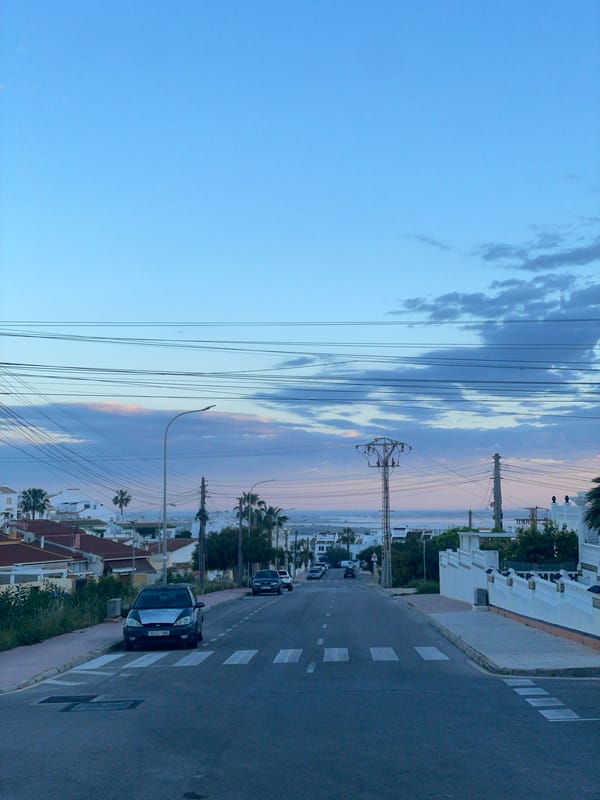Ordinary street scene documented in Rojales, Spain