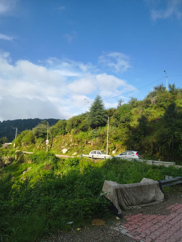 Hilly trails, waterfalls, and forest paths around Haini, India
