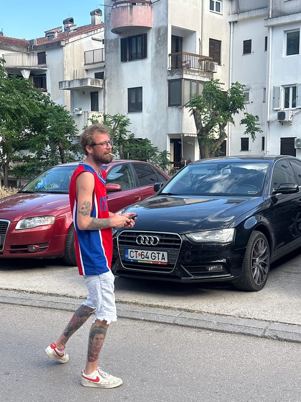 Ordinary afternoon moments documented across Budva, Montenegro