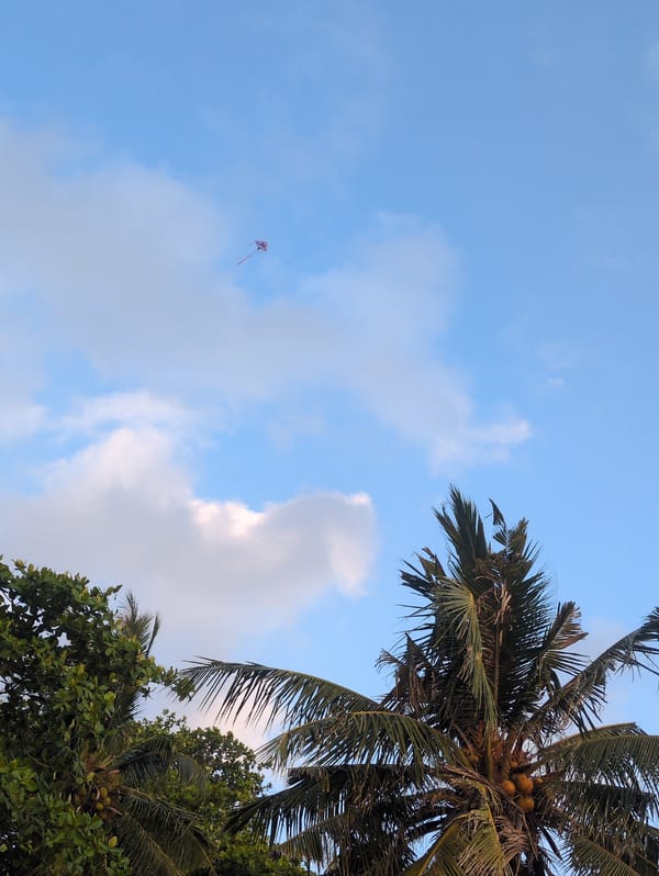 Kite flying and sunset captured in Phú Quốc skies