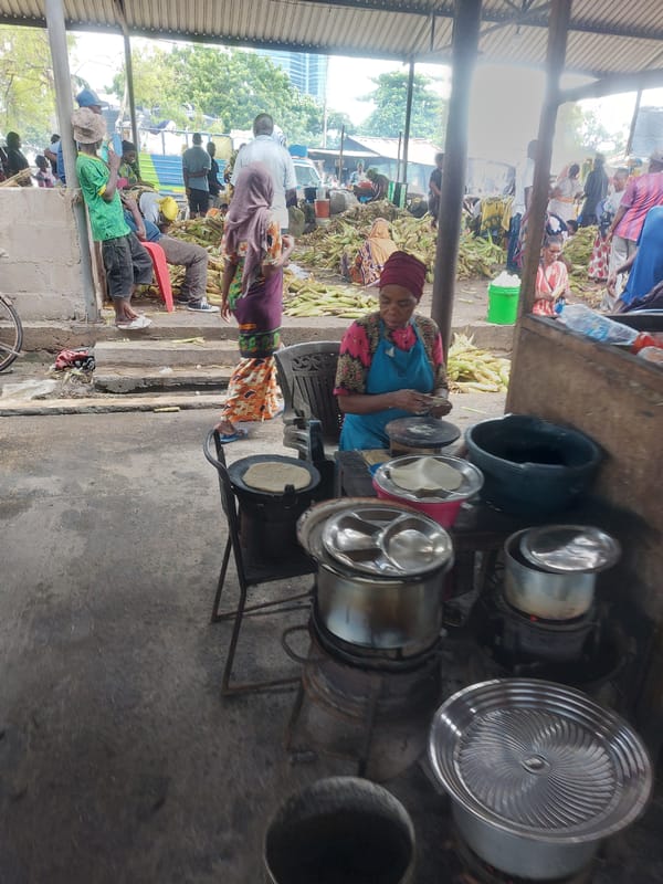 Morning street life documented across Dar es-Salaam commercial districts